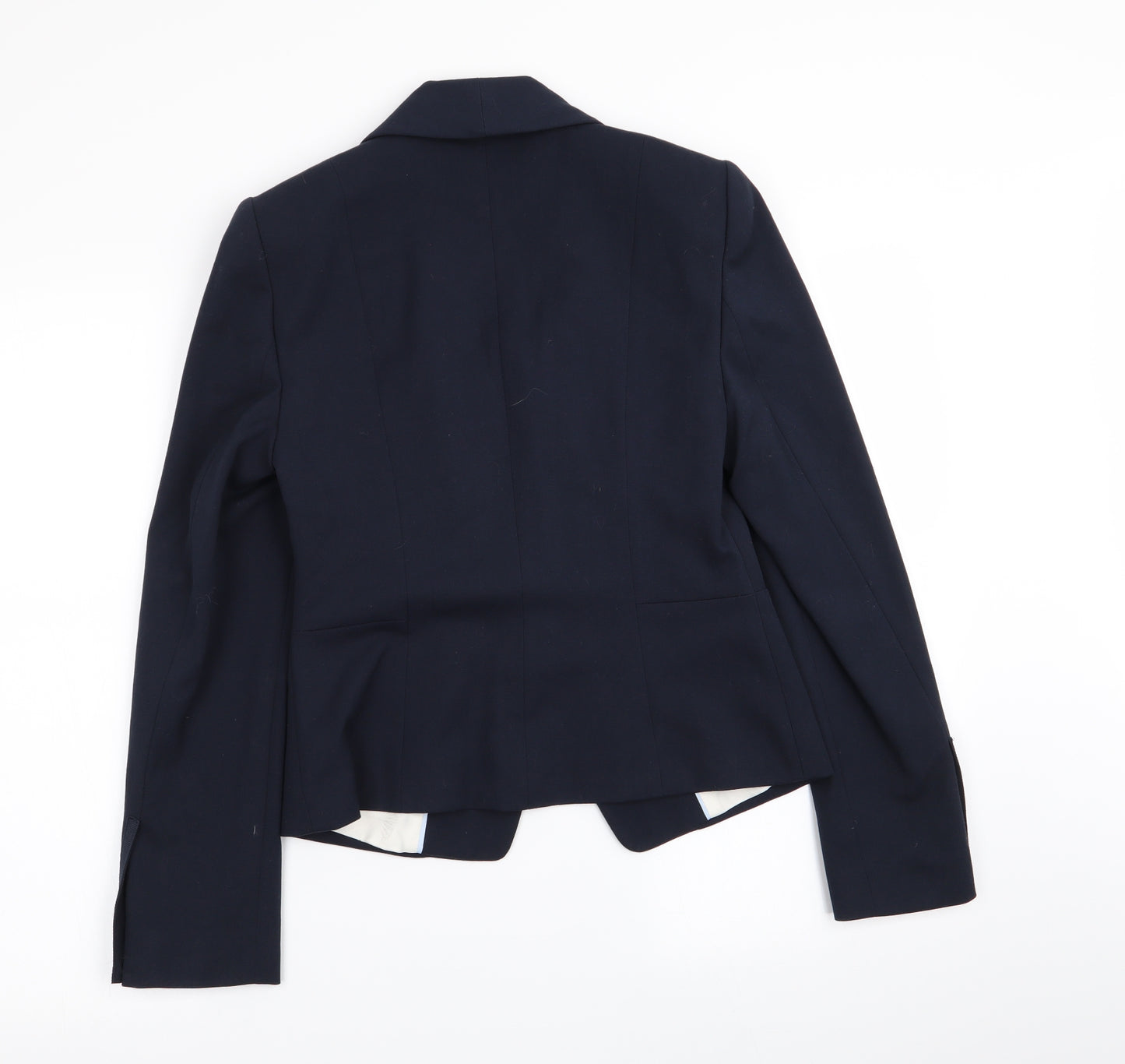 M&S Womens Blue   Jacket Blazer Size 8