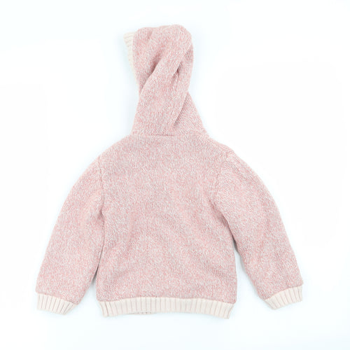 Nutmeg Girls Pink   Cardigan Jumper Size 3-4 Years