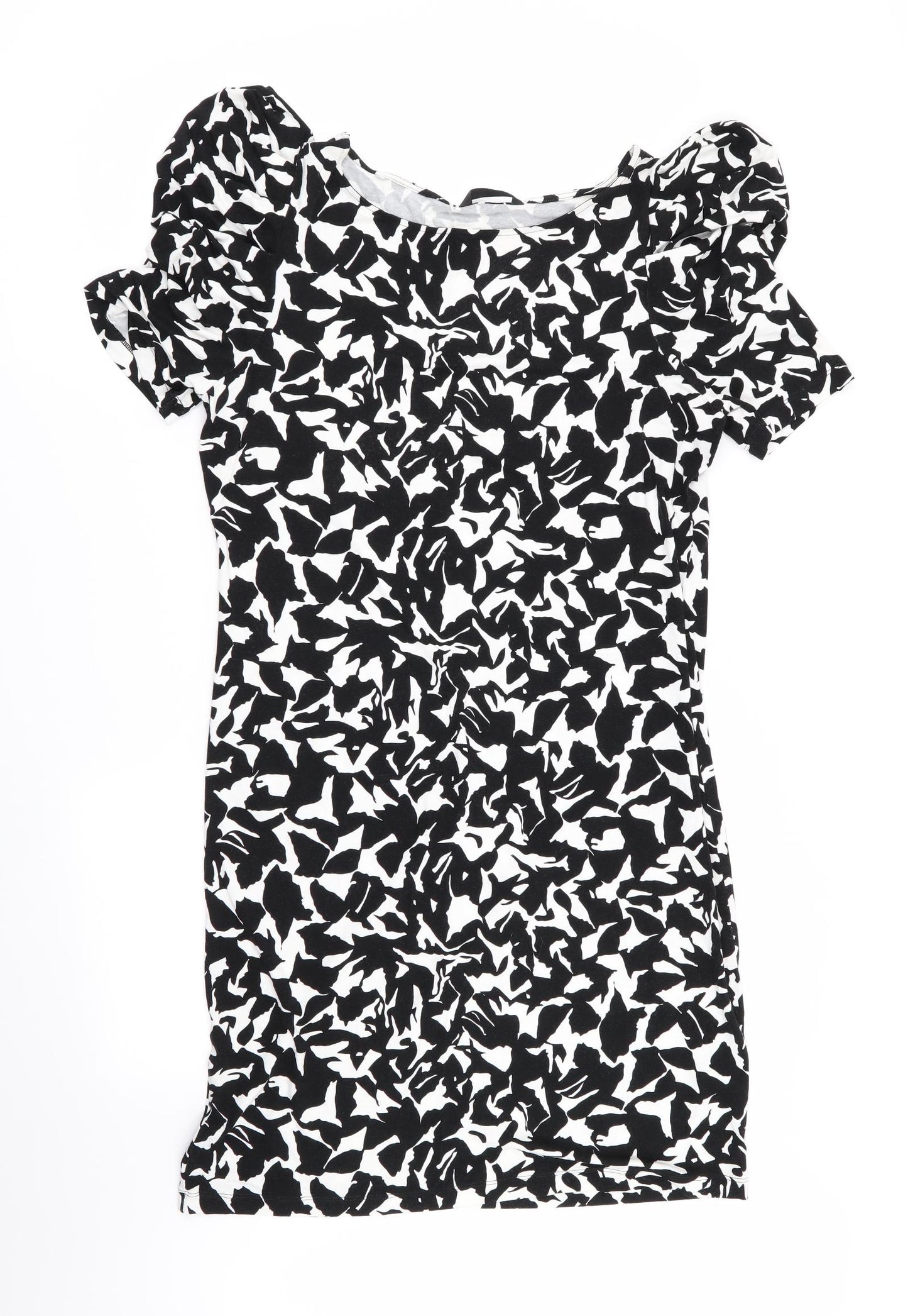 m&s Womens Multicoloured Geometric  T-Shirt Dress  Size 10