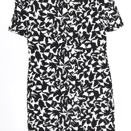 m&s Womens Multicoloured Geometric  T-Shirt Dress  Size 10