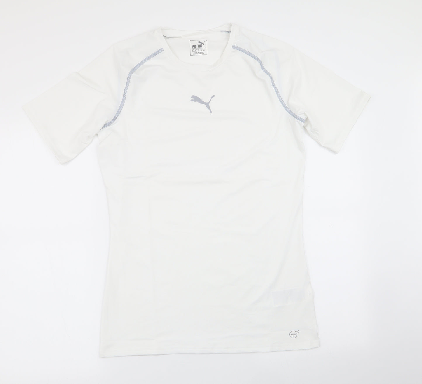 PUMA Mens White   Basic T-Shirt Size XL