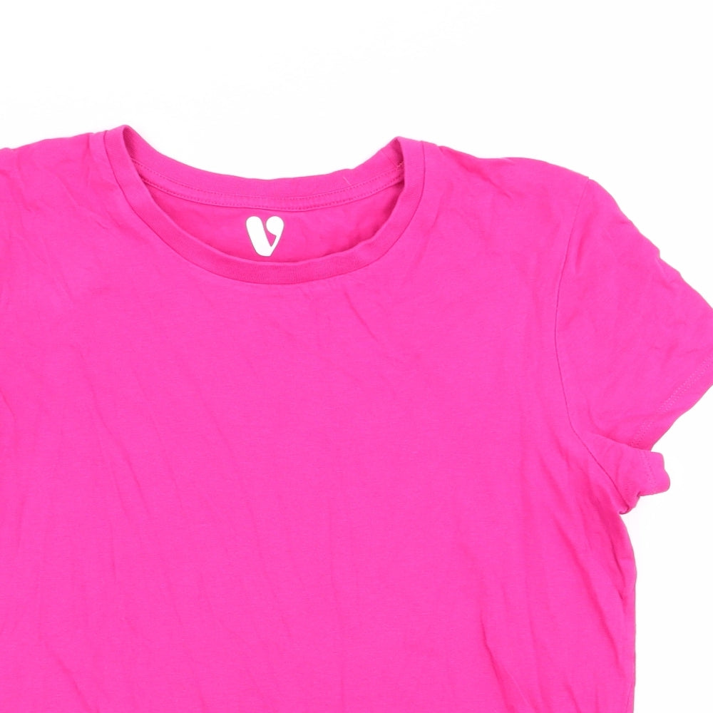 by very Girls Pink   Basic T-Shirt Size 14 Years