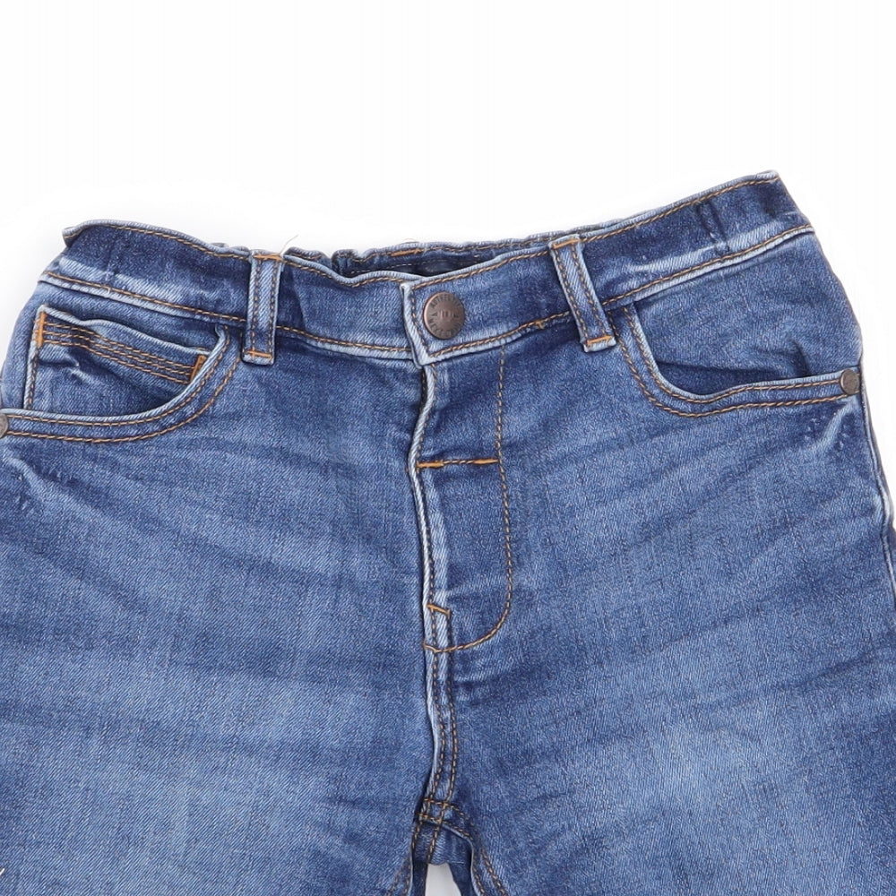 NEXT Boys Blue   Chino Shorts Size 6-7 Years - denim shorts