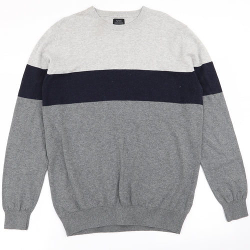 ACW58 Mens Multicoloured   Pullover Jumper Size M