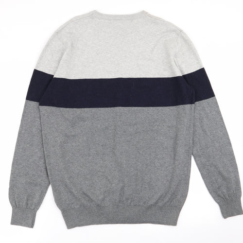 ACW58 Mens Multicoloured   Pullover Jumper Size M