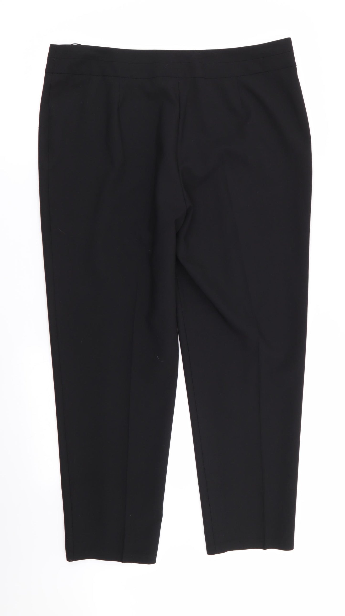 Asda George Womens Black   Trousers  Size 14 L28 in