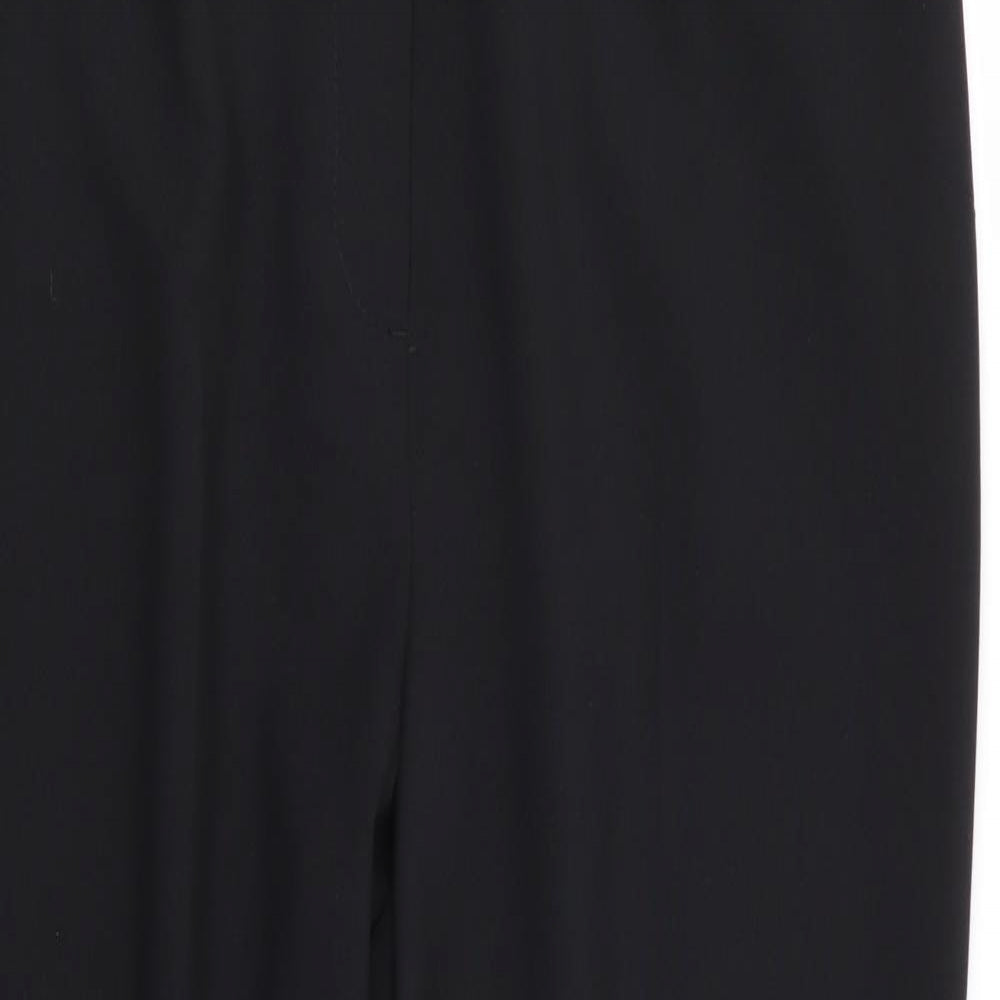 Asda George Womens Black   Trousers  Size 14 L28 in