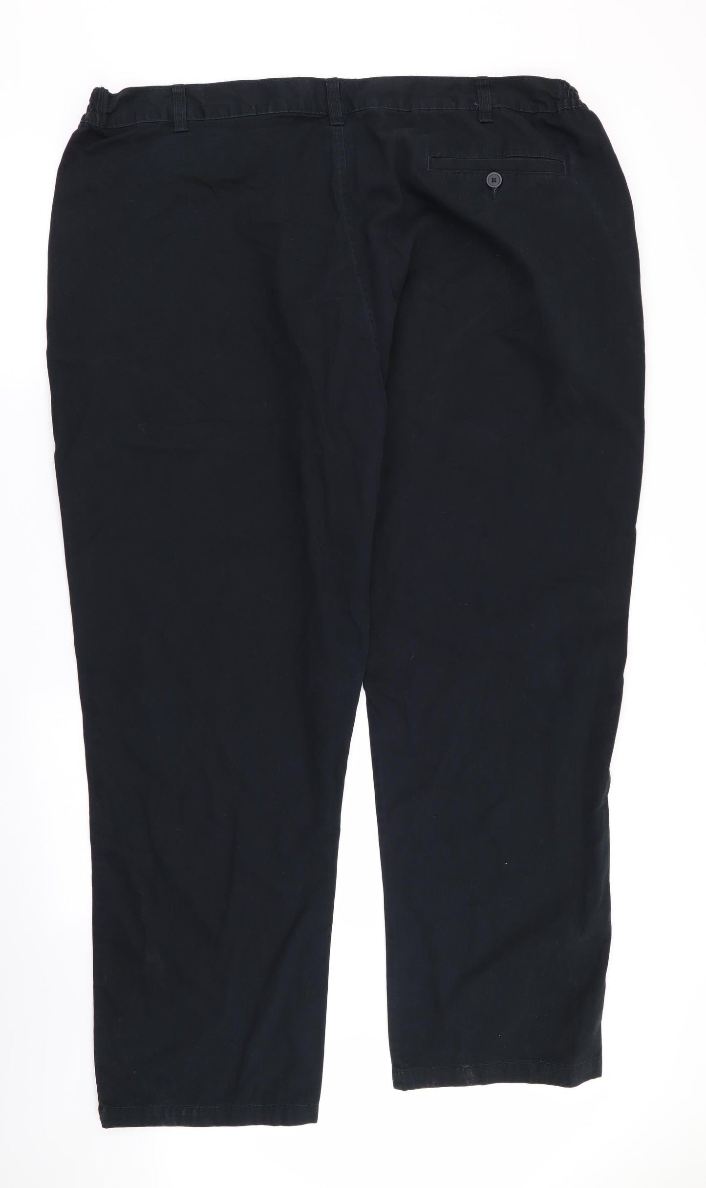 premier man Mens Black   Chino Trousers Size 46 in L30 in