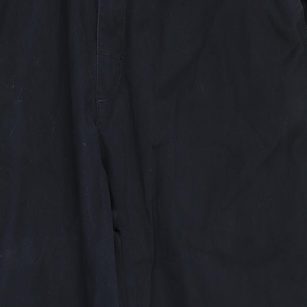 premier man Mens Black   Chino Trousers Size 46 in L30 in