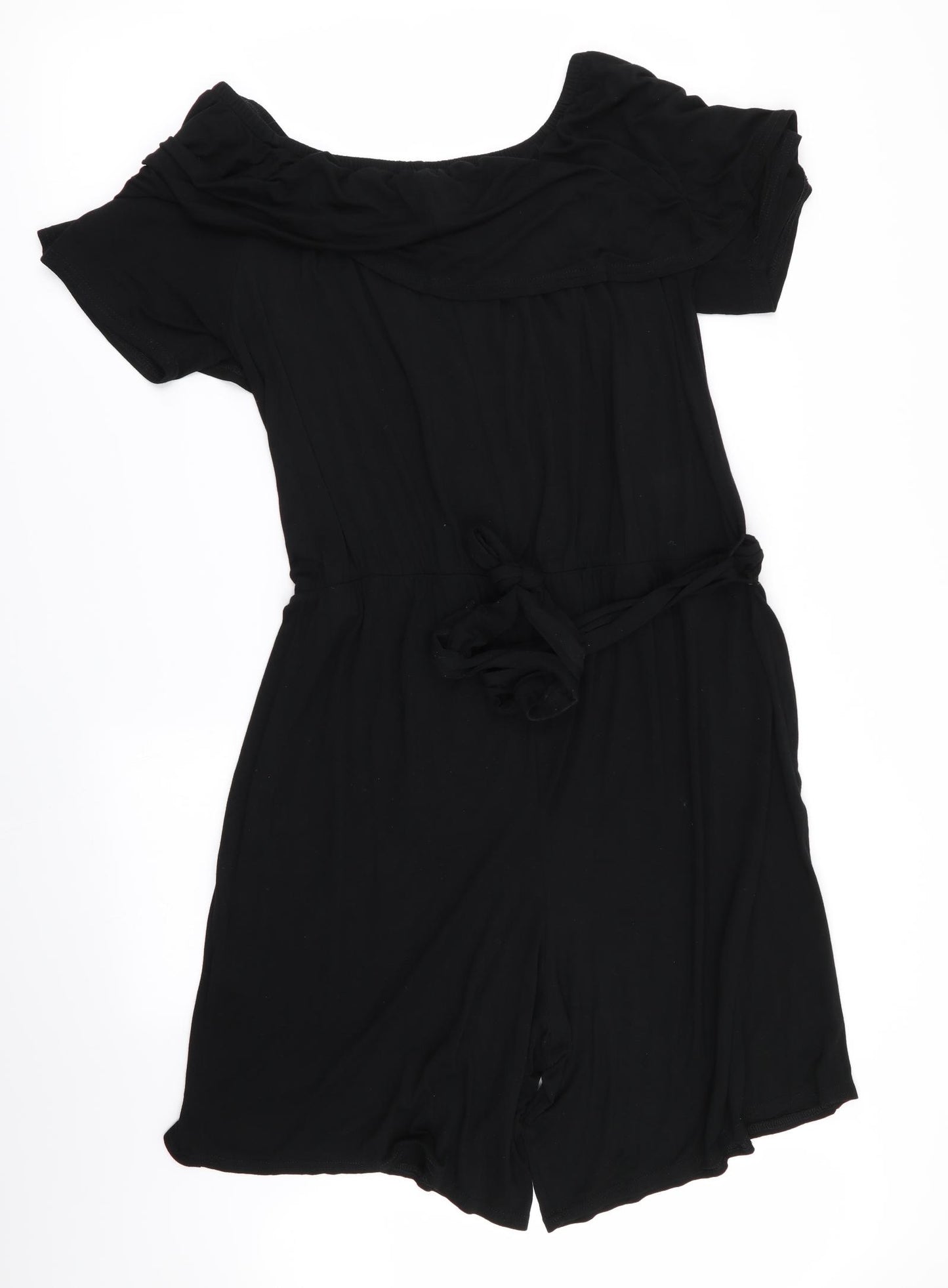 Evans Womens Black   Playsuit One-Piece Size 16