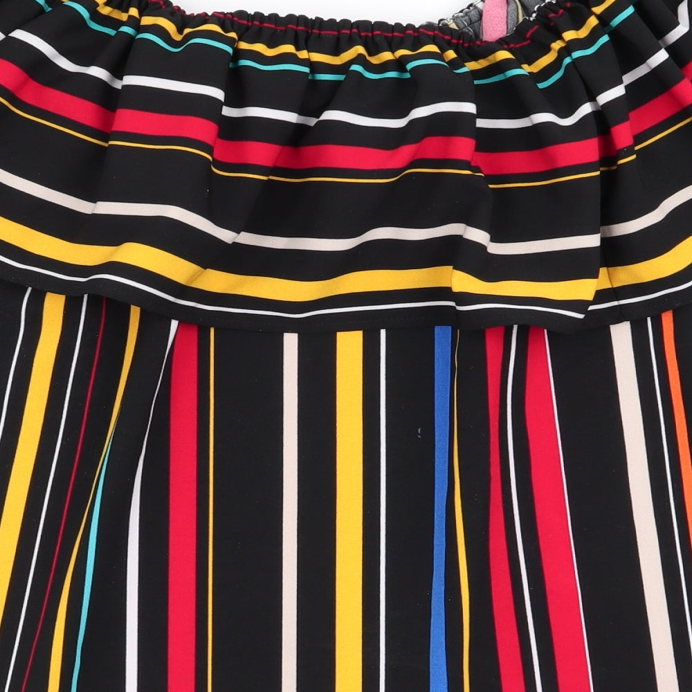Per Una Womens Multicoloured Striped  Basic Blouse Size 14