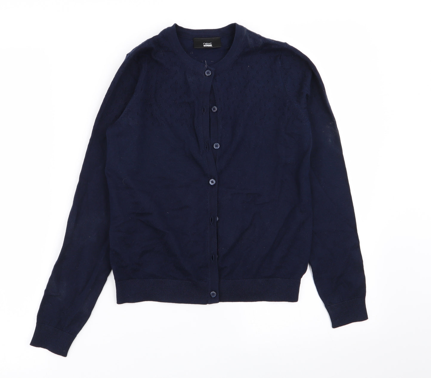 NEXT Girls Blue   Cardigan Jumper Size 12 Years
