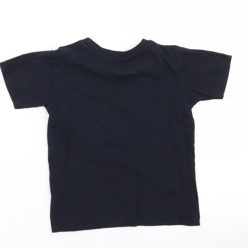 design apparel Boys Black   Basic T-Shirt Size 4 Years