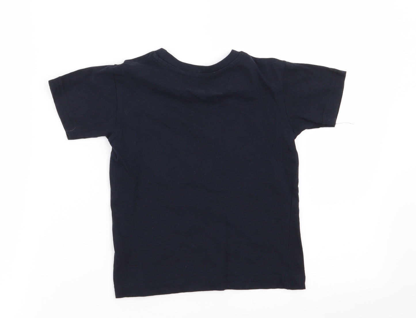 design apparel Boys Black   Basic T-Shirt Size 4 Years