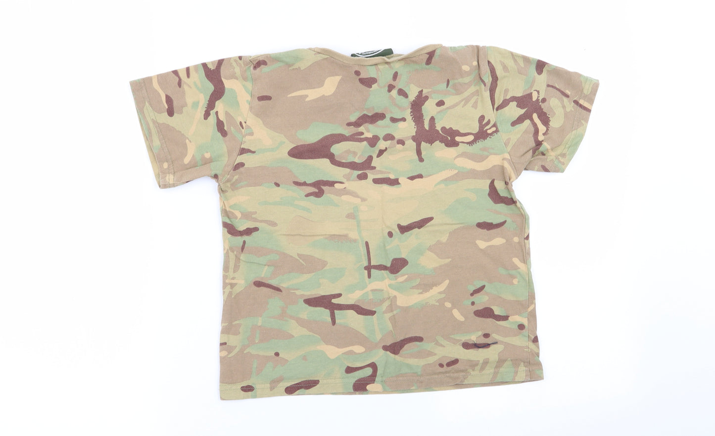 KAS Boys Multicoloured Camouflage  Basic T-Shirt Size 7-8 Years