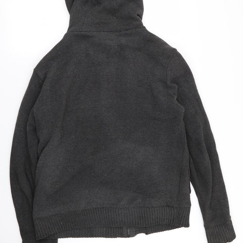 Brave Soul Mens Grey   Full Zip Jumper Size L