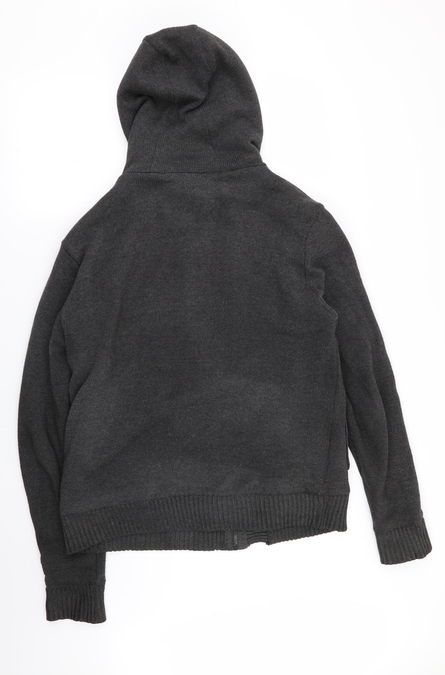 Brave Soul Mens Grey   Full Zip Jumper Size L
