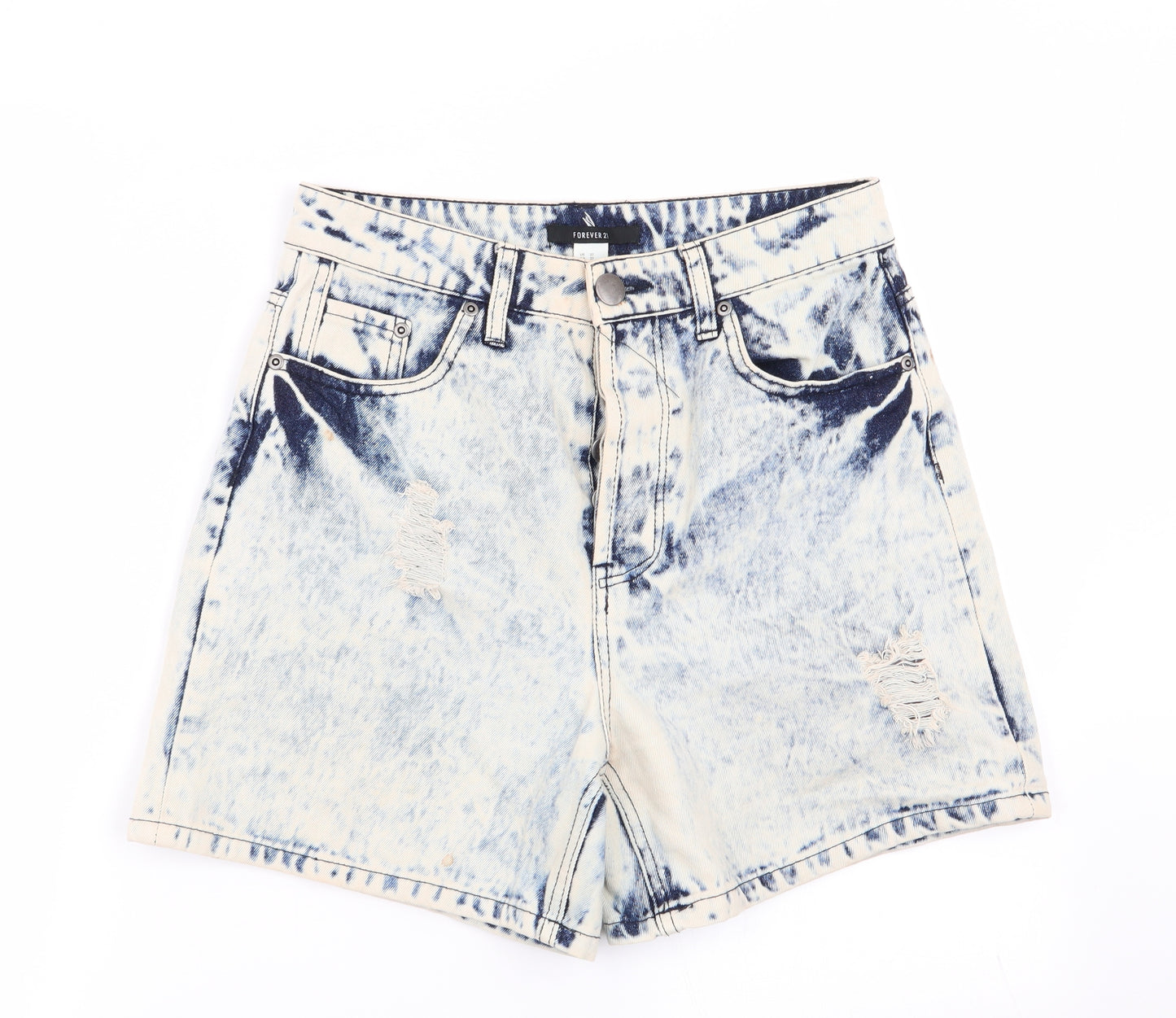 FOREVER 21 Womens Multicoloured   Hot Pants Shorts Size 30 in