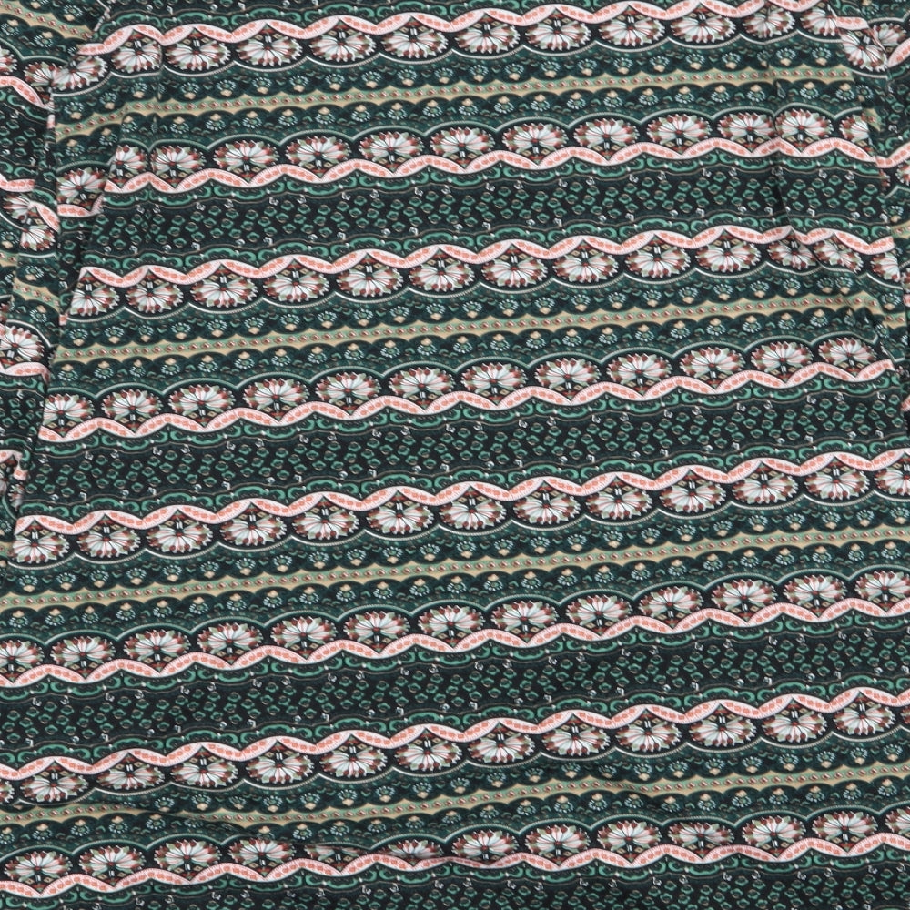 glamarous Womens Multicoloured Geometric  Fit & Flare  Size XS