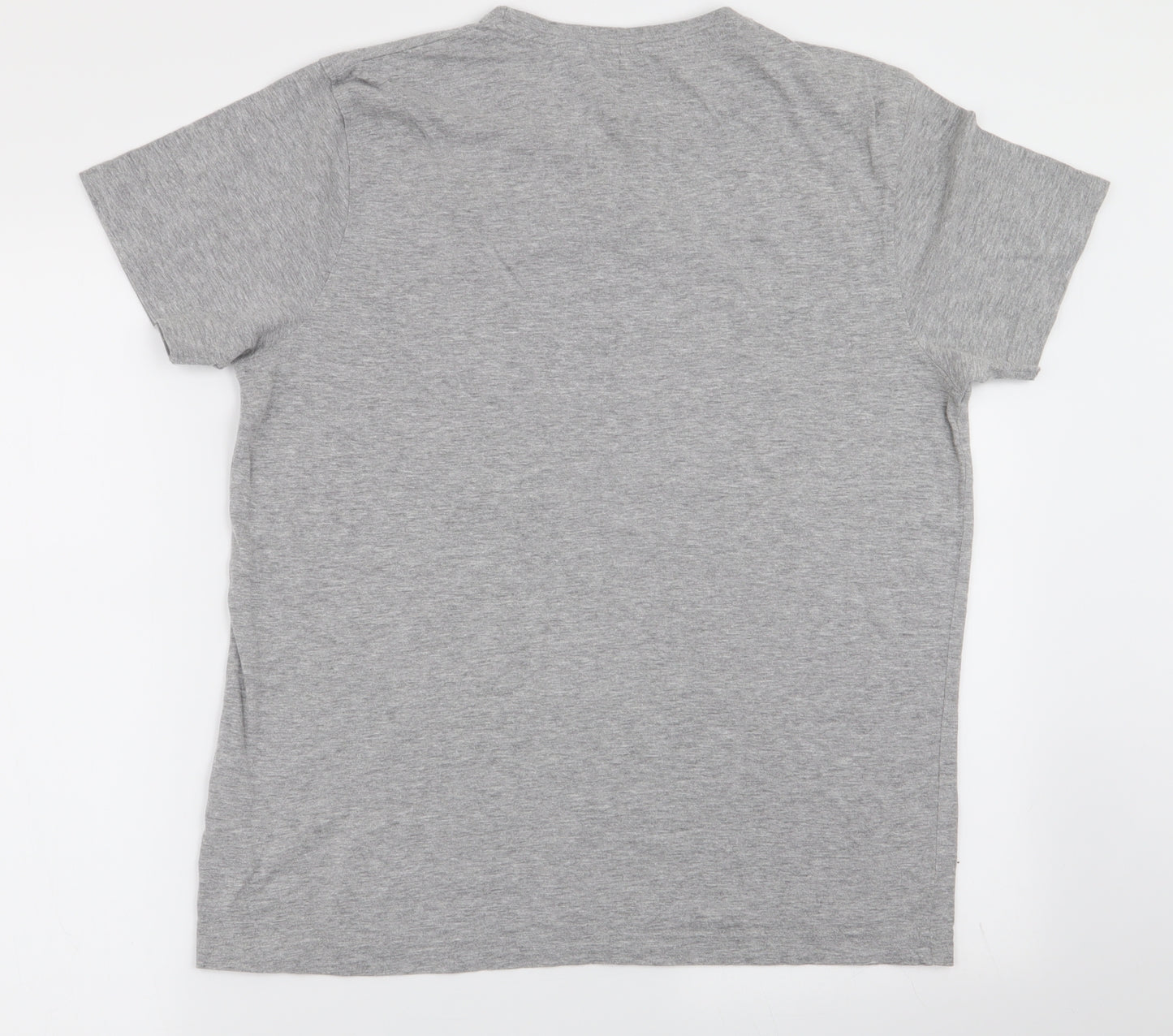 Peacocks Mens Grey    T-Shirt Size M
