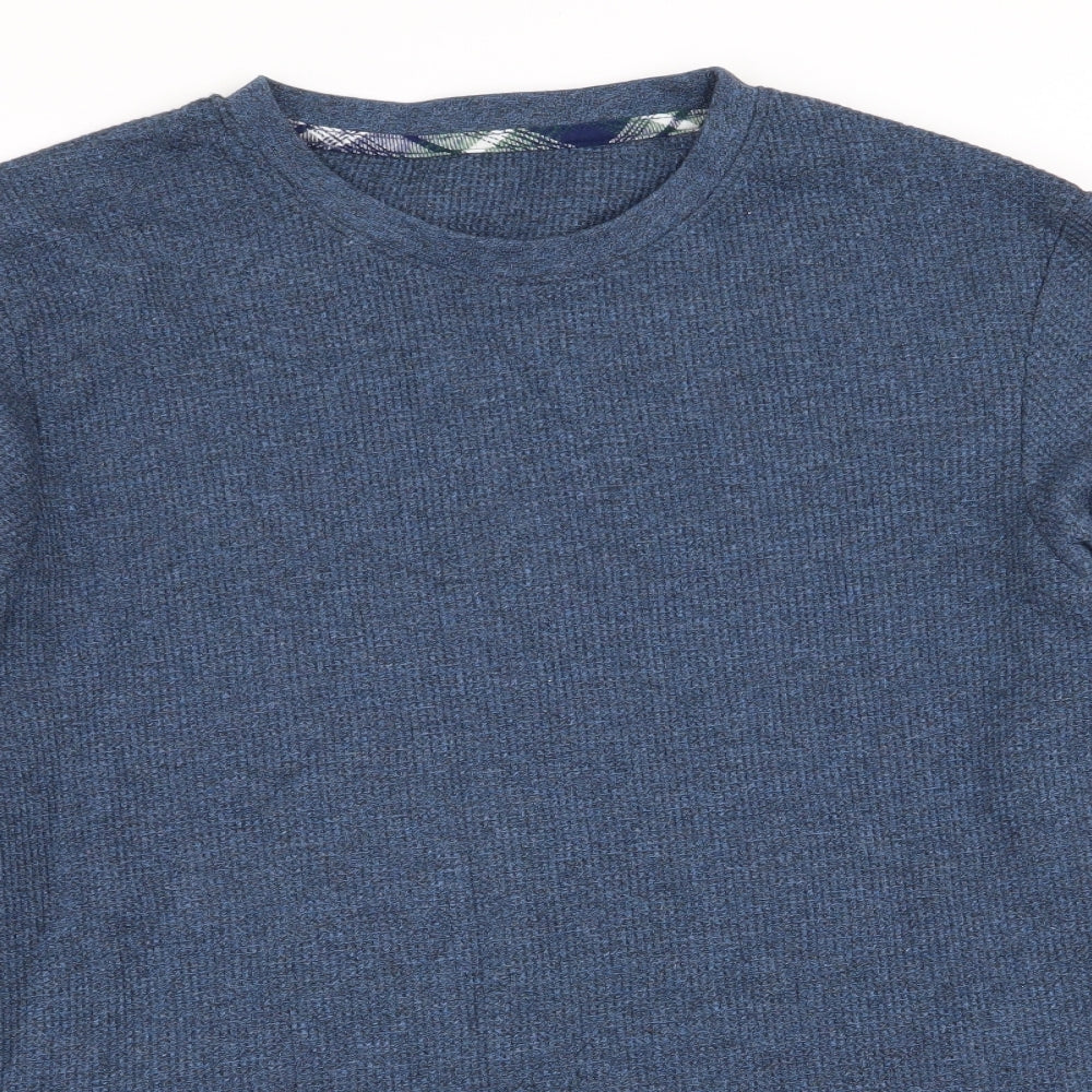 Nutmeg Mens Blue    T-Shirt Size M