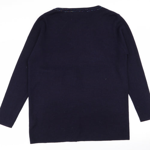 Debenhams Womens Blue   Cardigan Jumper Size 16