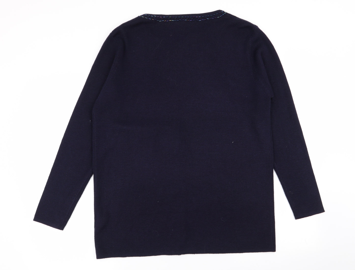 Debenhams Womens Blue   Cardigan Jumper Size 16