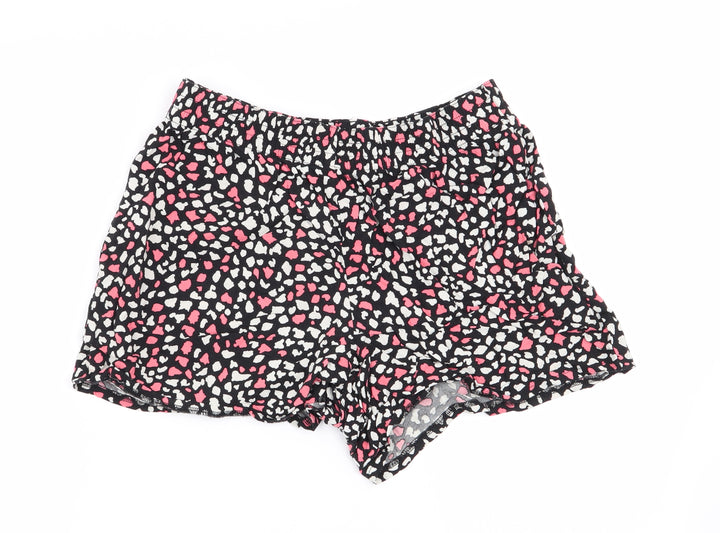 Papaya Womens Multicoloured Geometric Hot Pants Shorts Size 10 - Stretch waistband