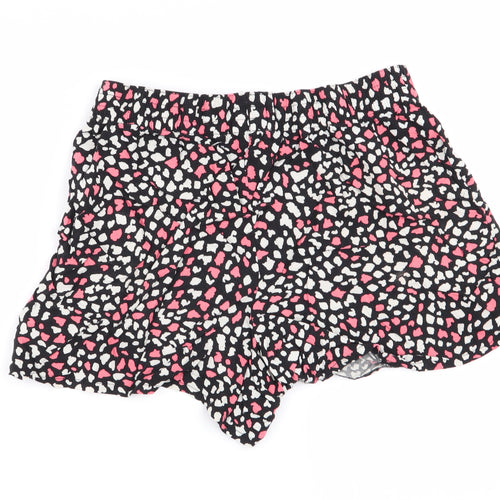 Papaya Womens Multicoloured Geometric  Hot Pants Shorts Size 10 - Stretch waistband