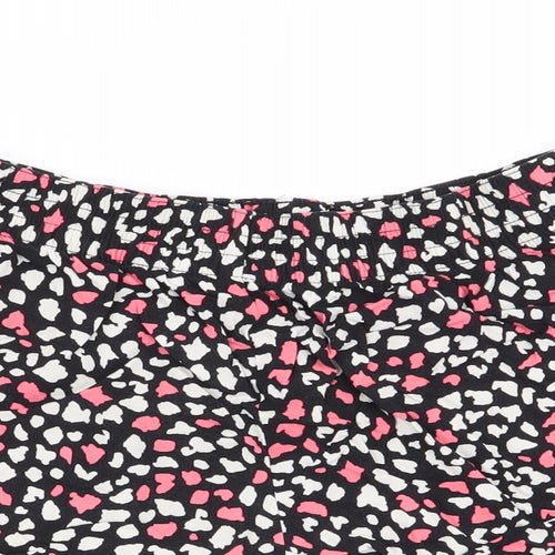 Papaya Womens Multicoloured Geometric  Hot Pants Shorts Size 10 - Stretch waistband