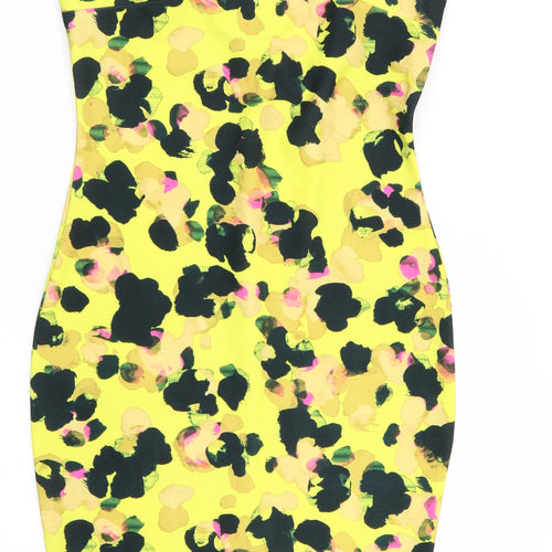 Preworn Womens Multicoloured Geometric  Bodycon  Size 10