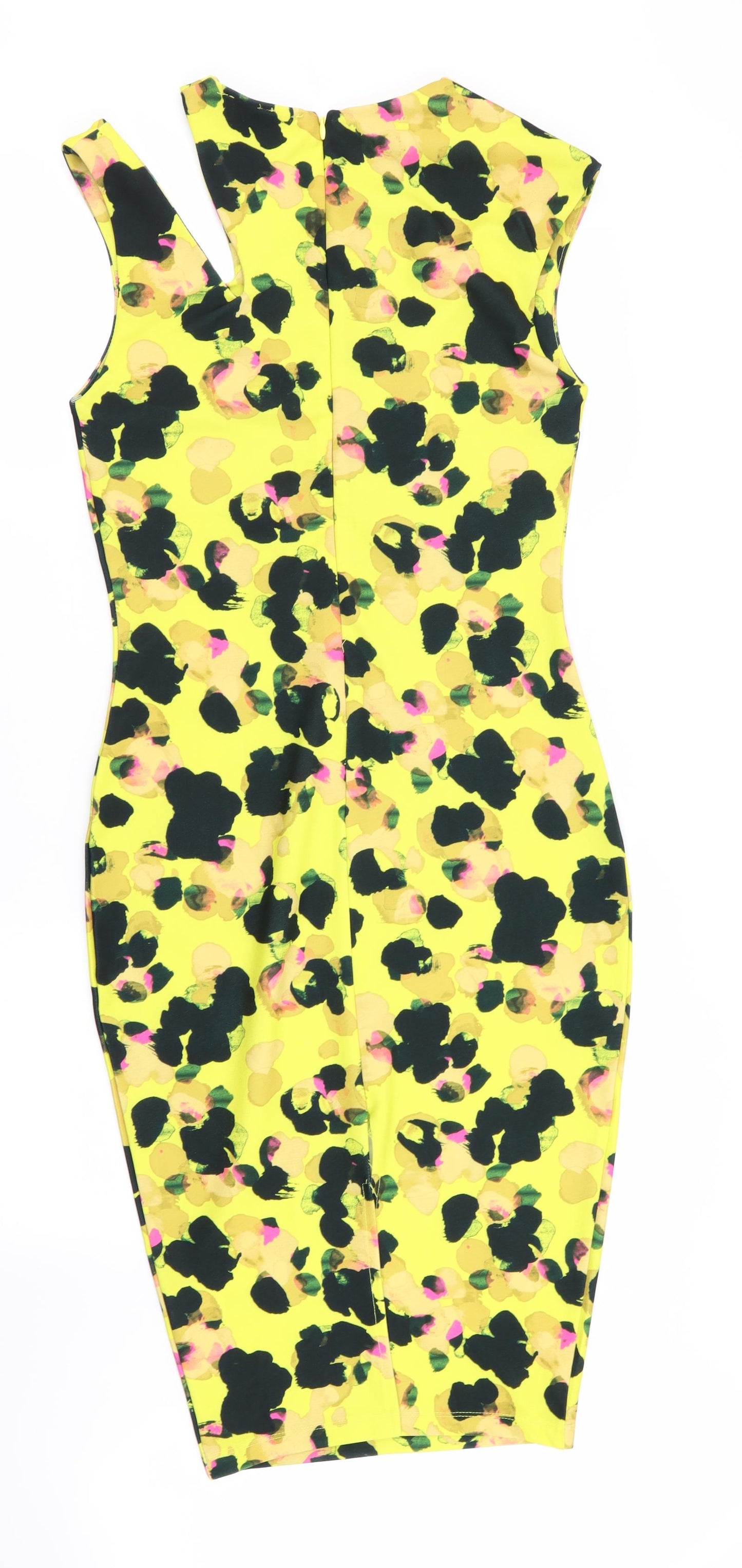 Preworn Womens Multicoloured Geometric  Bodycon  Size 10