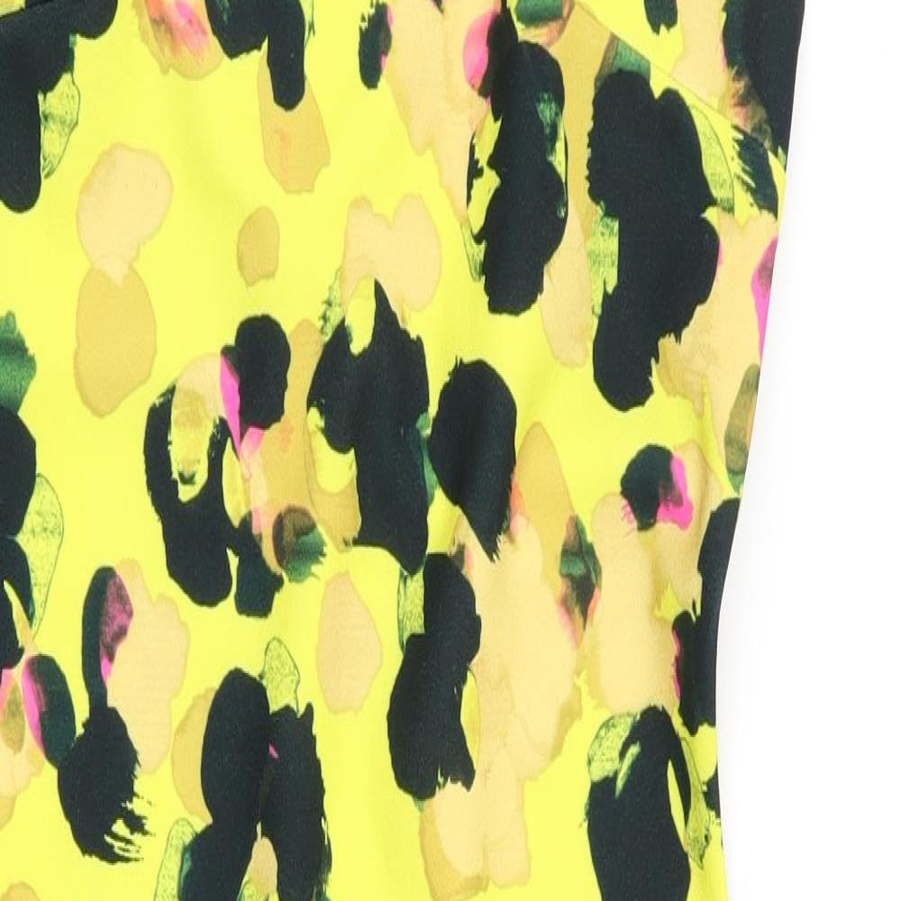 Preworn Womens Multicoloured Geometric  Bodycon  Size 10
