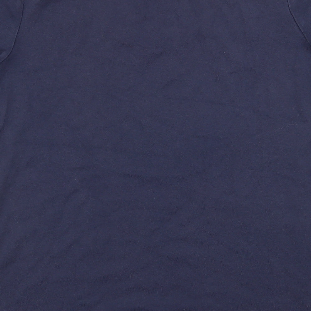 M&S Womens Blue   Basic T-Shirt Size 18