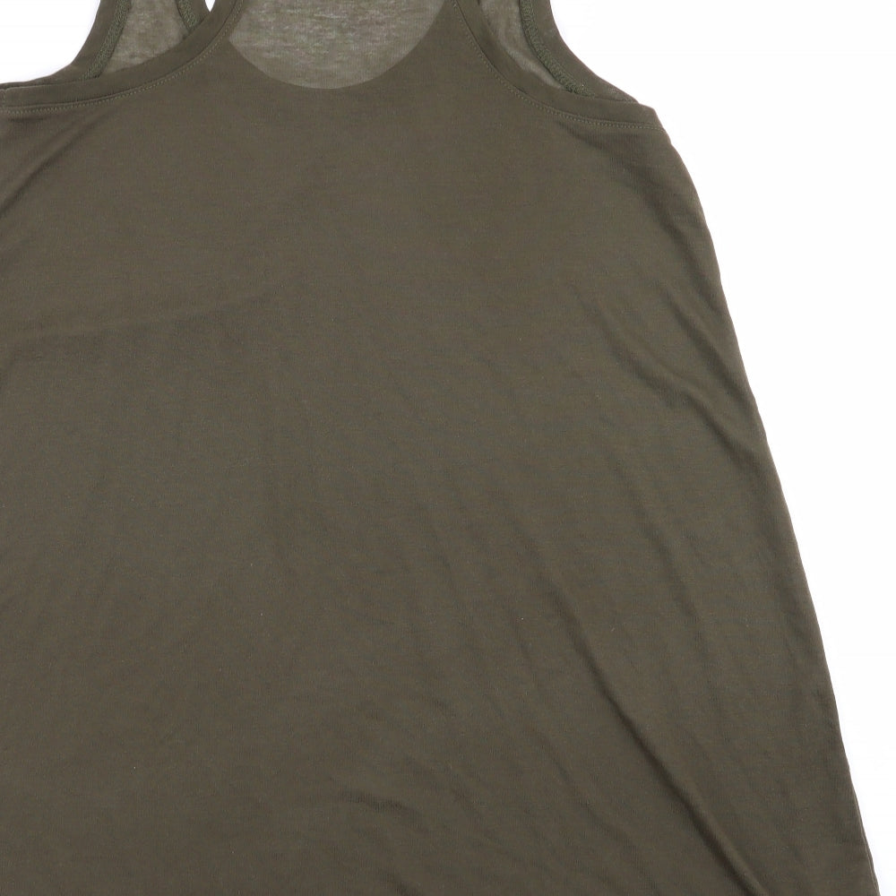 H&M Womens Green   Basic Tank Size XS