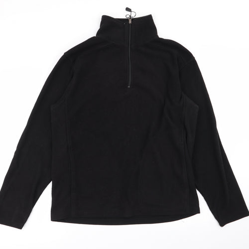 Active Mens Black   Pullover Jumper Size M