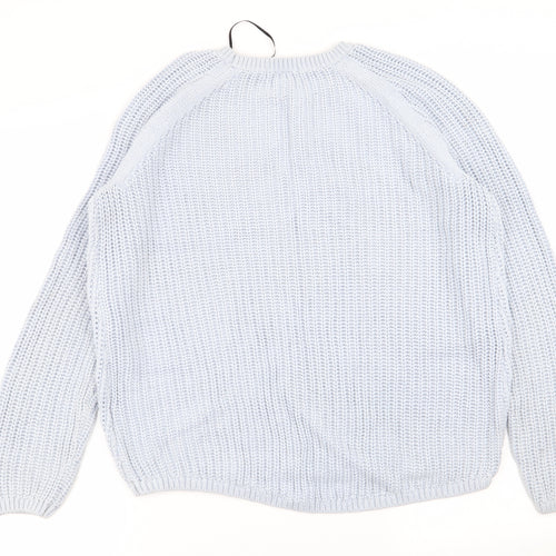 H&M Womens Blue   Pullover Jumper Size M