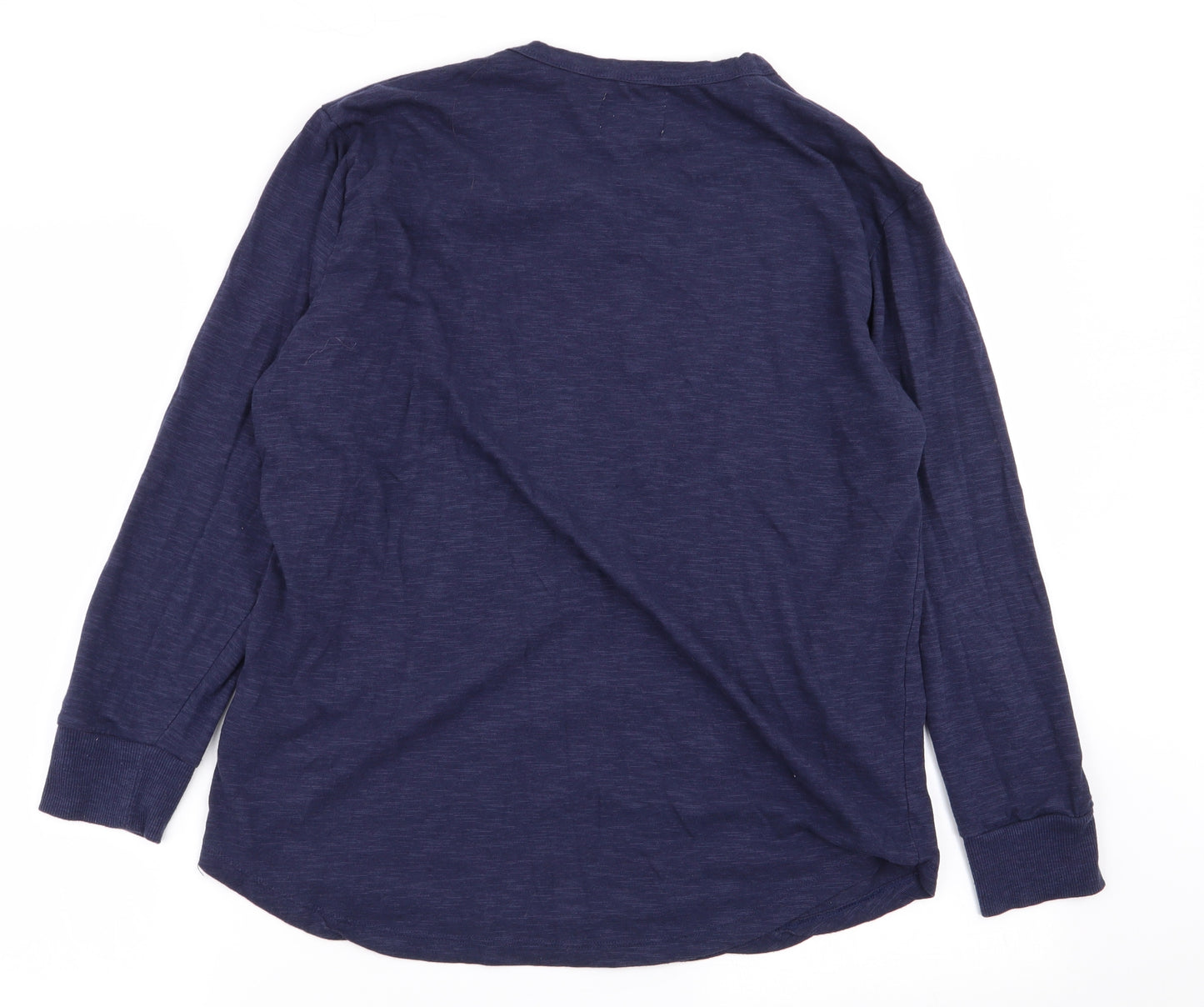 Matalan Womens Blue Polka Dot  Top Pyjama Top Size 12