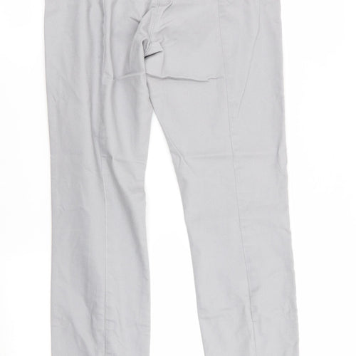 H&M Womens Grey   Trousers  Size 10 L29 in