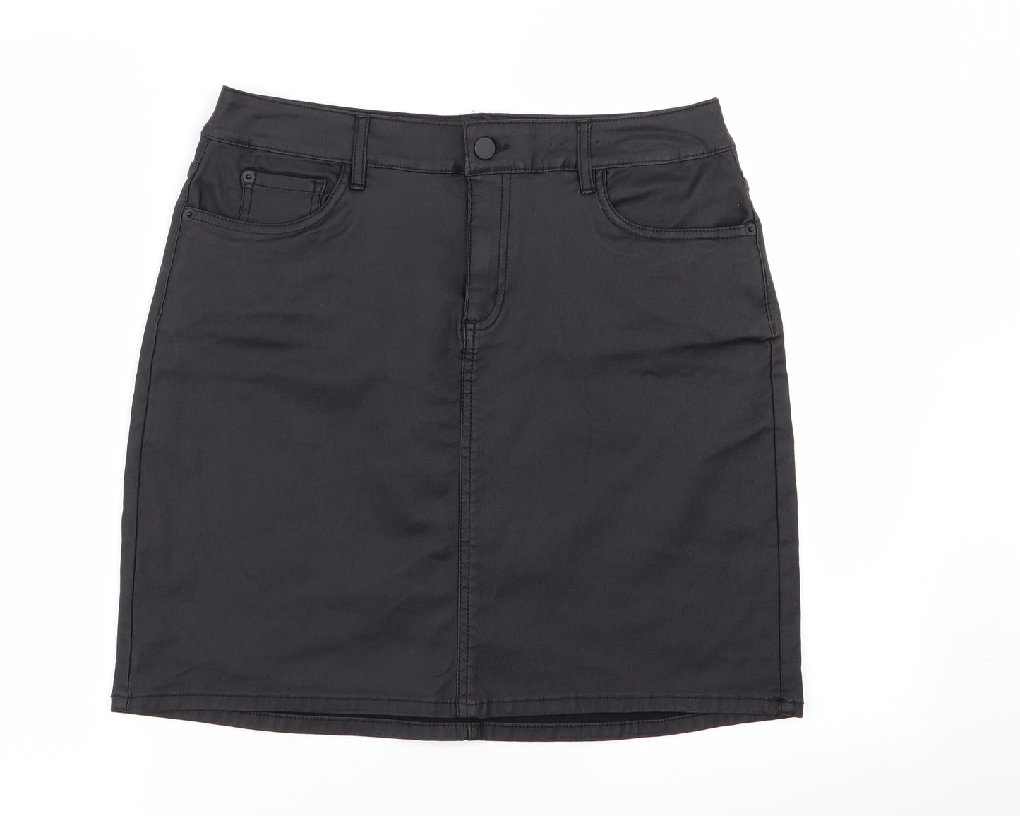 F&F Womens Black   Flare Skirt Size 10