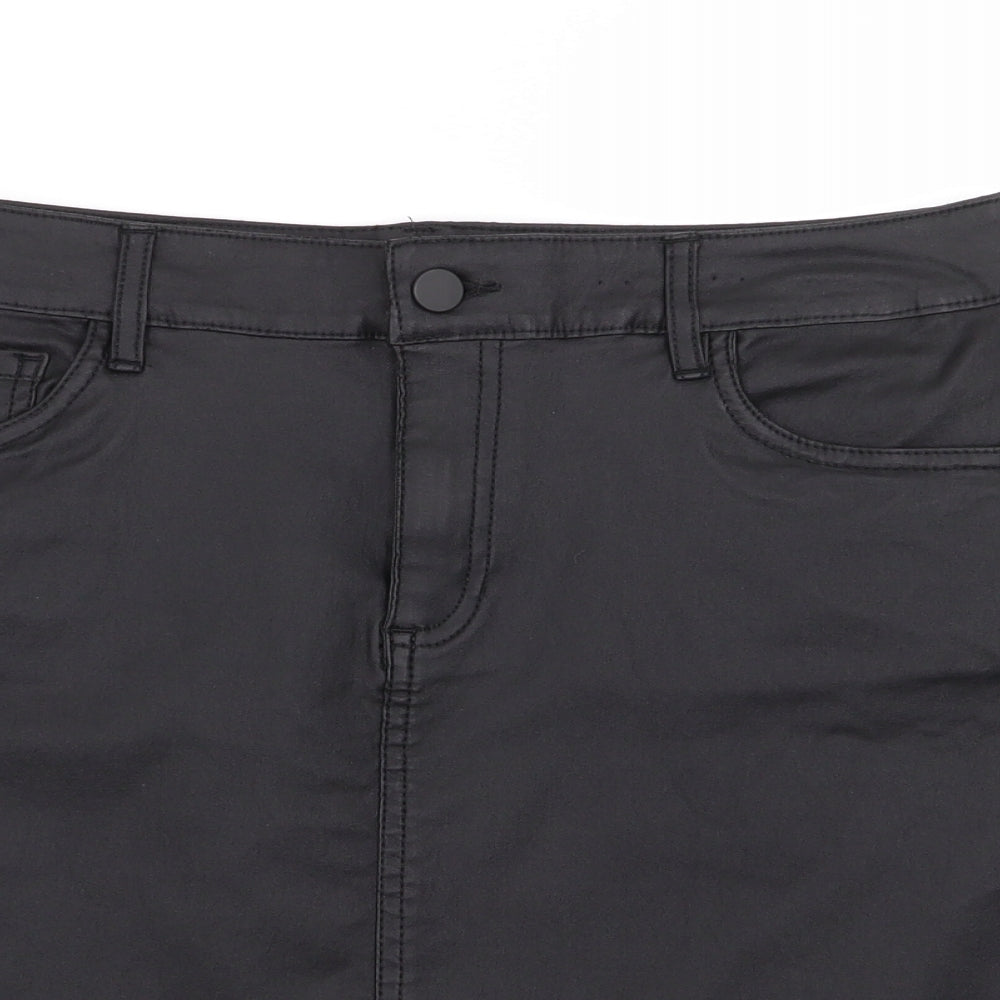 F&F Womens Black   Flare Skirt Size 10