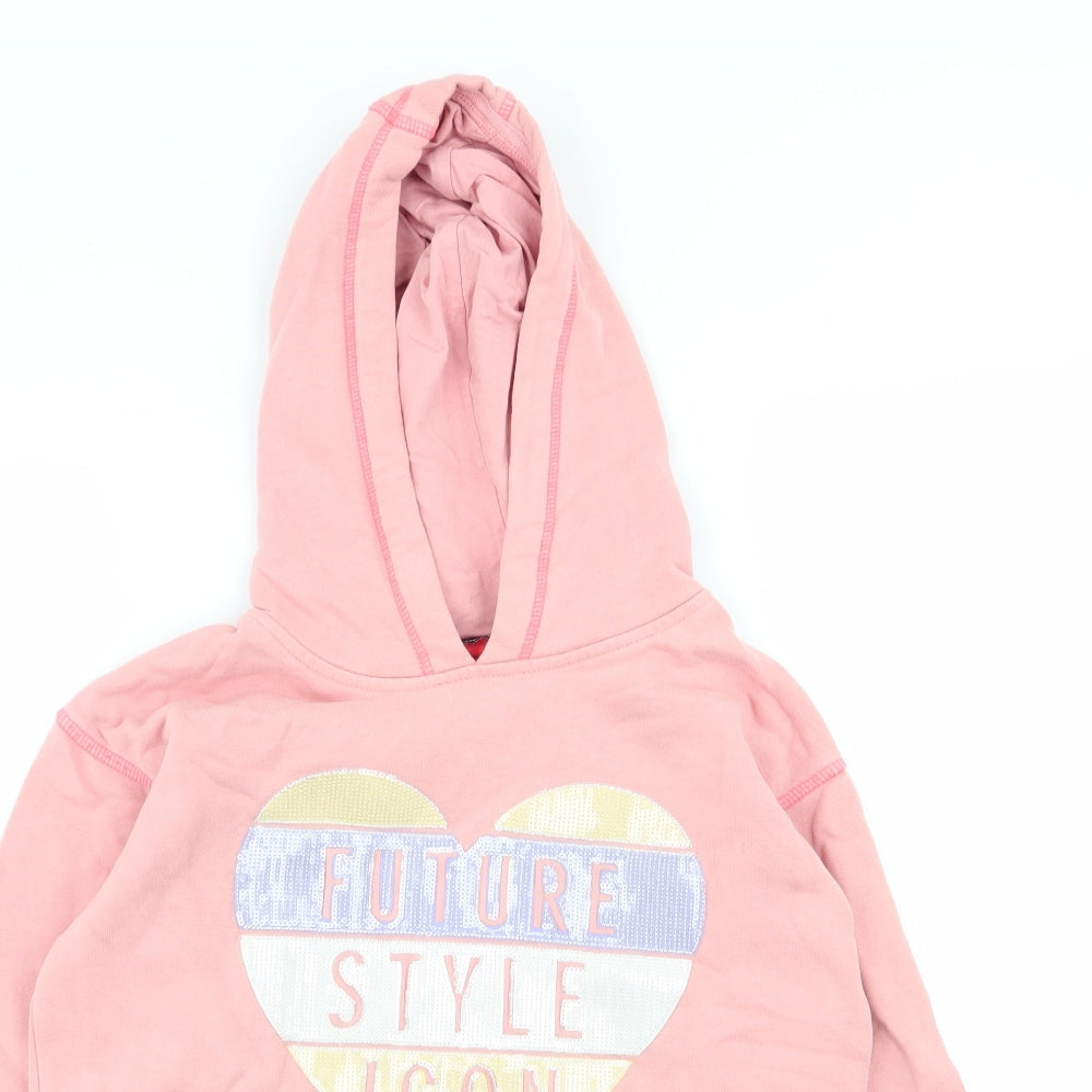 Asda George Girls Pink   Pullover Jumper Size 9-10 Years