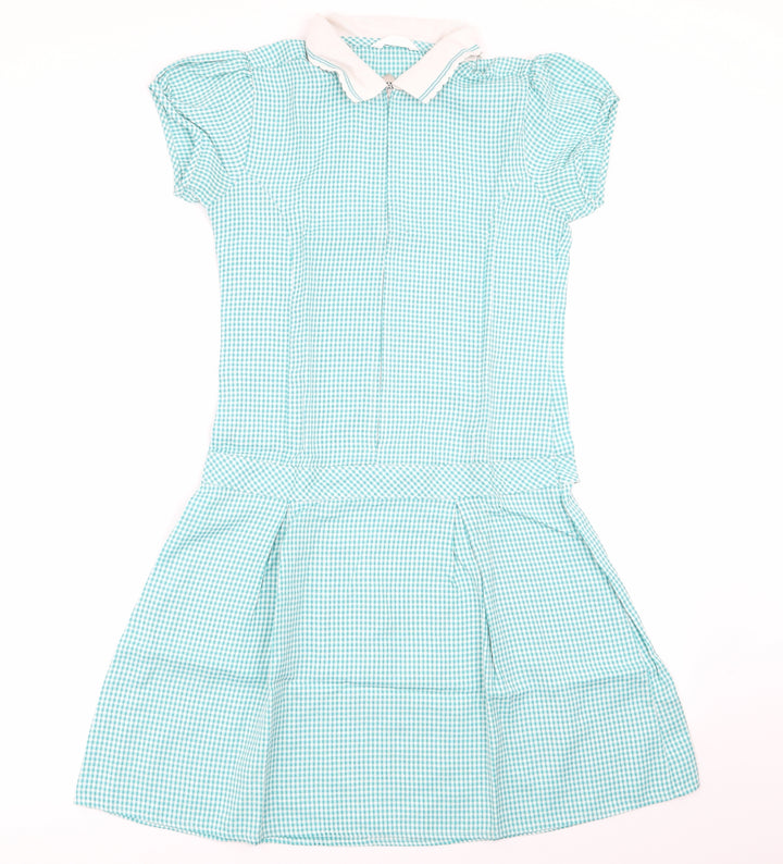 M&S Girls Multicoloured Check  Fit & Flare  Size 11-12 Years  - school dress