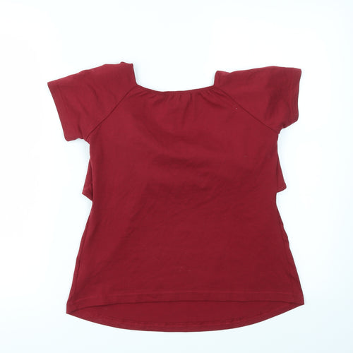 Shein  Womens Red   Basic T-Shirt Size S