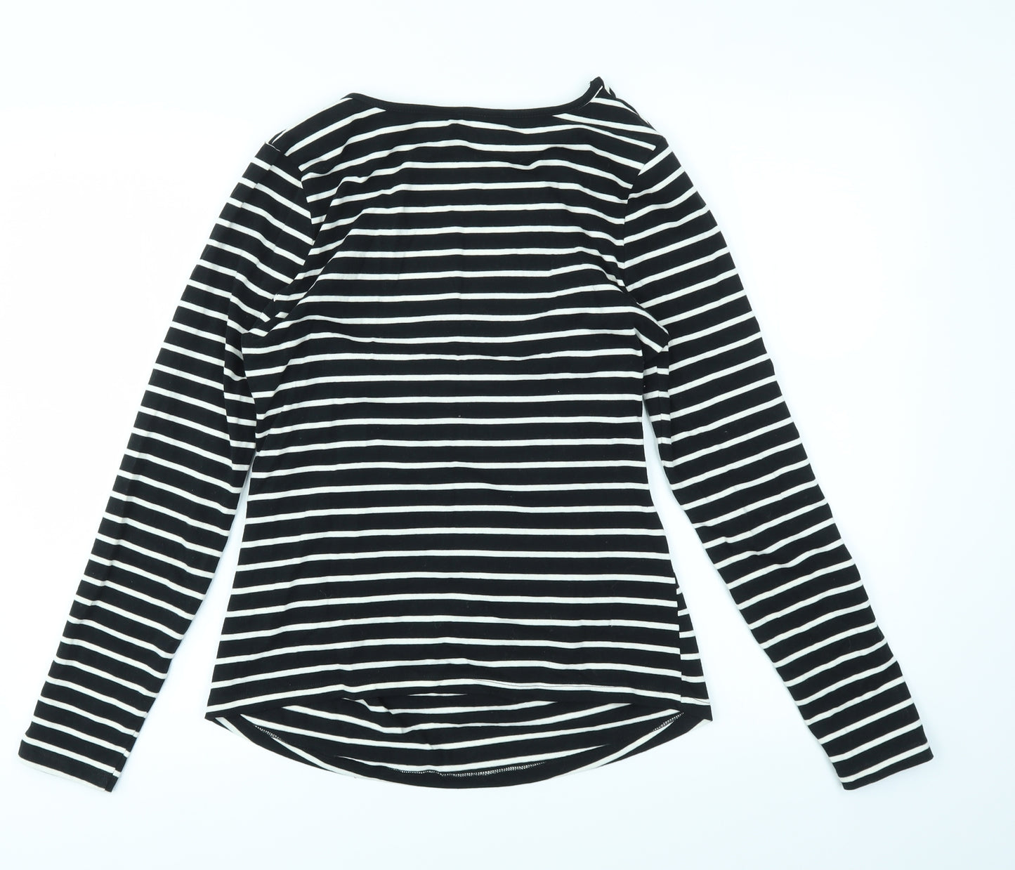 SheIn Womens Multicoloured Striped  Basic T-Shirt Size S