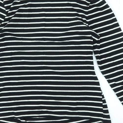 SheIn Womens Multicoloured Striped  Basic T-Shirt Size S