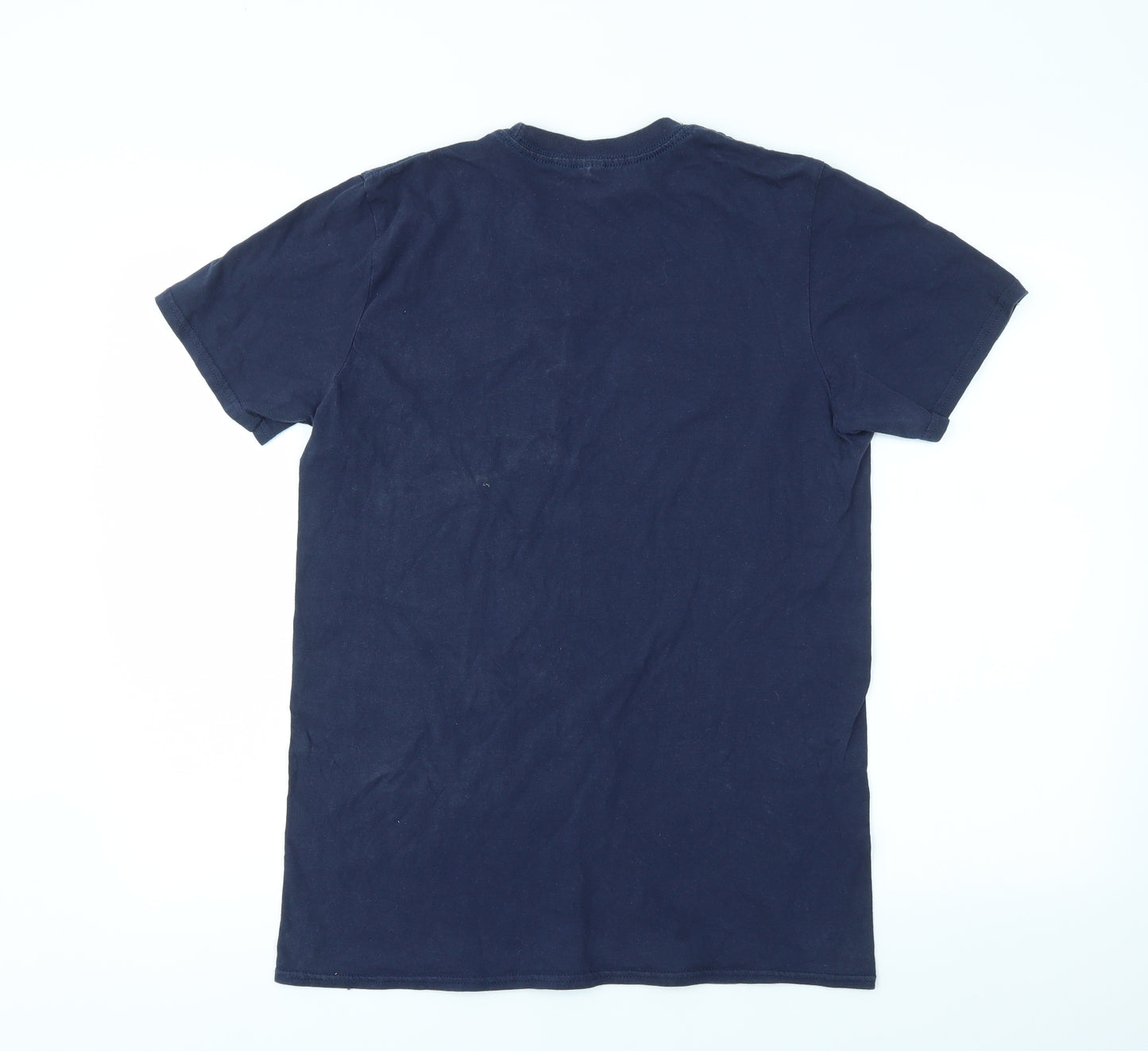 Gildan Mens Blue    T-Shirt Size M