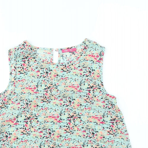 YD Girls Multicoloured Floral  Basic Blouse Size 12-13 Years