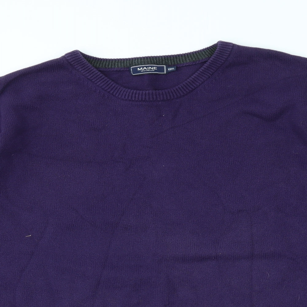 Debenhams Mens Purple   Pullover Sweatshirt Size 4XL