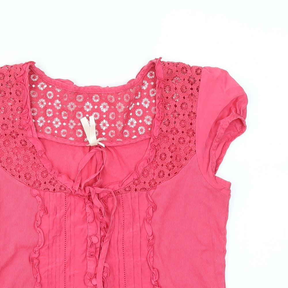NEXT Womens Pink   Basic T-Shirt Size 14